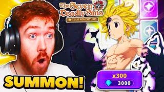 14 NEW CODES NEW Legendary BERSEKR MELIODAS Summons 250K GEMS  7DS Idle Adventure [upl. by Ninnahc938]