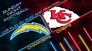 Chargers vs Chiefs Live Play by Play amp Reaction [upl. by Ennovyahs269]