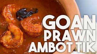 PRAWN Ambot Tik  Goan CURRY with SUCCORINE Bai [upl. by Gallard]