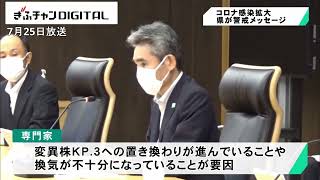 岐阜県が「警戒メッセージ」 コロナ感染拡大で半年ぶりに専門家会議開催 [upl. by Minsat]