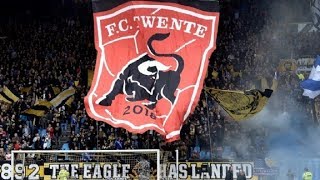 Sfeeractie opkomst Vitesse  FC Twente  50  29042018 [upl. by Akehsat455]