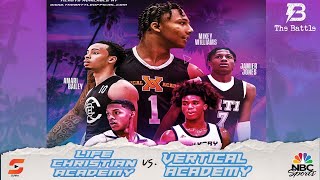 MIKEY WILLIAMS amp Vertical Academy vs HANSEL EMMANUEL amp Life Christian Academy  The Battle Miami [upl. by Nolram]