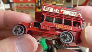 Diecast model car 0381 Lesney Btype bus 19121920 [upl. by Corkhill]