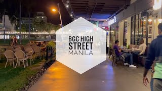 BGC High Street Manila [upl. by Htederem]