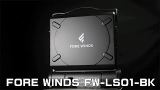 FORE WINDS ラックス・キャンプ・ストーブ ブラック FWLS01BK [upl. by Eekorehc]