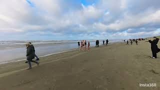 Nieuwjaarsduik 2024 Castricum [upl. by Yesrod]