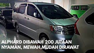 Toyota Alphard 24 AS ANH10 2003 Tour Review Indonesia [upl. by Siekram463]