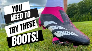 YOU Need to try THESE BOOTS  Adidas Predator Accuracy  Full on feet Review [upl. by Heater]