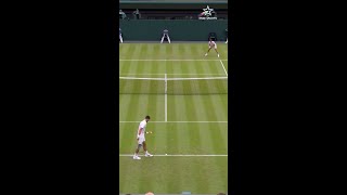 Wimbledon 2024  Novak Djokovic wins the 1st set 61  WimbledonOnStar [upl. by Lectra]