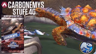 Jurassic World Das Spiel 378 CARBONEMYS Lvl40 Im back GerHD  Marcel [upl. by Malvie]