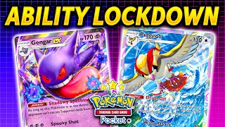 This LOCKDOWN Gengar EX Deck is INSANE  Pokemon Pocket [upl. by Sulohcin]