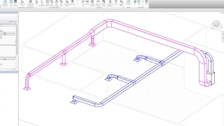 Beginner Tutorial Revit 2017  Creating an HVAC System [upl. by Alek]