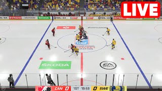 ICE HOCKEY LIVE🔴 Sweden vs Canada  2024 IIHF World Championship 3rd Place  26th May 2024 NHL 24 [upl. by Anam]