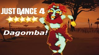 just dance 4 DLC  dagomba 5 stars [upl. by Akineg]