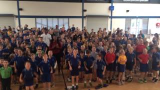 Tannum Sands State School bounces with the POWER [upl. by Yrmac]