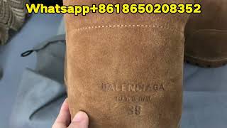 Review Balenciaga ALASKA FUR Tall Boots from BOOTSFY [upl. by Ortensia]