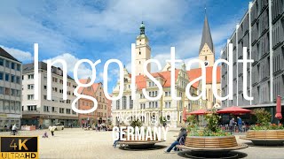 Ingolstadt Germany 🇩🇪 Walking Tour 2023  4K 60fps HDR [upl. by Polash]