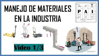 👷 MANEJO DE MATERIALES EN LA INDUSTRIA [upl. by Anhej]