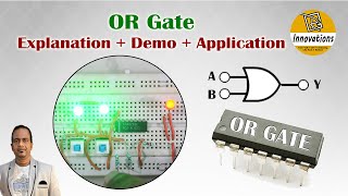 OR Gate  Explanation  Practical Demo  Application  Implementation using 7432 IC amp 4071 IC [upl. by Nnaerb]