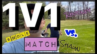 1V1  9 Hole Match  HyHope Farms amp Golf Course Second 🩸 happygolfing golf match [upl. by Alset96]