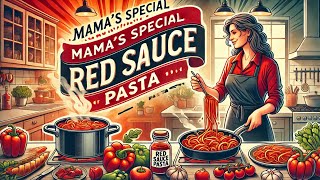 Mamas Special Red Sauce Pasta Recipe  Quick amp Delicious Pasta at Home [upl. by Devol]