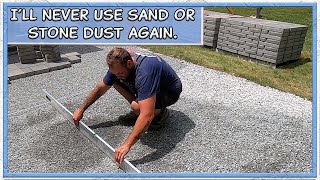 Screeding for a Paver Patio DIY [upl. by Booma]