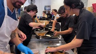 Beirut soup kitchen packs meals for those displaced by war  REUTERS [upl. by Oicanata286]