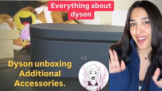 Dyson Airwrap unboxing  opening my dyson airwrap and the Accessories🫶🏻😍 Girls dream🥂 [upl. by Aridatha]