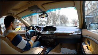 BMW 745I E65 V8 Sound  Daily City Driving  Passenger POV [upl. by Nitsud]