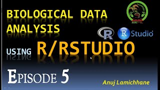 2 FACTOR RCBD Analysis  FACTORIAL  Biological Data Analysis using RStudio  Episode 5  EXAMPLE 1 [upl. by Evadnee]