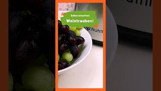 🍇Trauben ganz einfach selbst Entsaften 💪 Traubensaft lecker selbstgemacht [upl. by Aldred465]