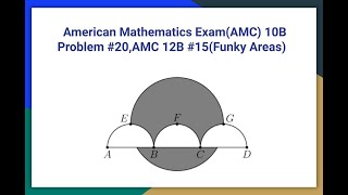 2019 AMC 10B Problem 20AMC 12B Problem 15Funky Areas [upl. by Justinn]