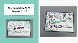 Weihnachten 2024 Projekt Nr18 Mit den Produkten von StampinUP [upl. by Gemperle]