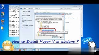 How to install Hyper V in windows 7  Hyper V installation  Hyper V server  by dot clu [upl. by Nofpets]