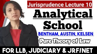 Analytical School of Jurisprudence in detail  Jurisprudence lecture 10  Pure Theory of Law [upl. by Limbert]