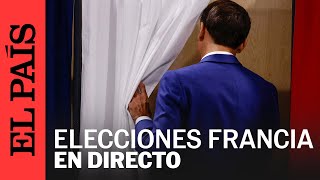 DIRECTO  Le Pen vence en la primera vuelta de las legislativas en Francia según los sondeos [upl. by Lydia]