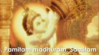 Sri Krishna Ashtakam  Adharam Madhuram  Madhurastakam by advaita [upl. by Rashida]