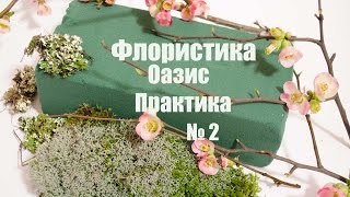 Цветы Флористика Оазис Практика  Мастер класс Flower [upl. by Lat]