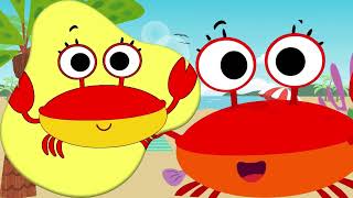 The Crabs Go Crawling  Counting Song  Nursery Rhymes  Kid Song [upl. by Nyltyak692]