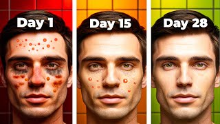 28 Days Clear Skin Challenge  looksmaxxing [upl. by Nairbo]