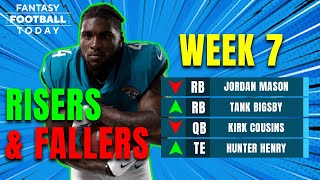 Week 7 Recap Risers amp Fallers Injury News GamebyGame Breakdown  2024 Fantasy Football Advice [upl. by Sibylle]