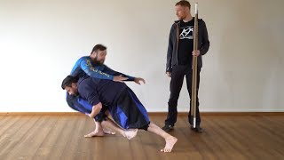 How To Fight With The Quarterstaff 10 – Counter With Takedown [upl. by Tedra]