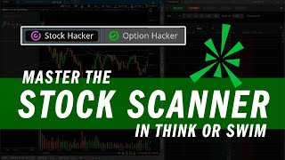 Master the Think or Swim ToS Stock Scanner  Trading Tutorials [upl. by Lowe]