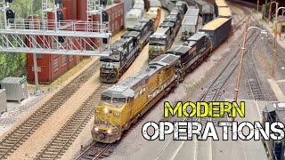 Realistic Operations  Woodchip Trains and Paper Mills in HO Scale [upl. by Ednalrym]