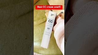 Best CC cream ever🧿💋cccream itcosmetics fullcoverage colorcorrector shortvlog concealer [upl. by Yedorb972]