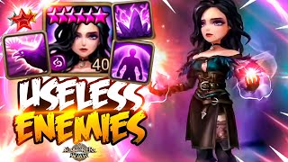 UNLIMITED 3rd SKILL with New DARK YENNEFER  Summoners War [upl. by Ikoek]