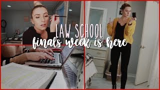 FINALS WEEK CRAMMING  LAW SCHOOL VLOGMAS [upl. by Ellenoj935]