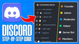 How to Setup a Community Discord Server In 2024 FREE TEMPLATE [upl. by Ttej]