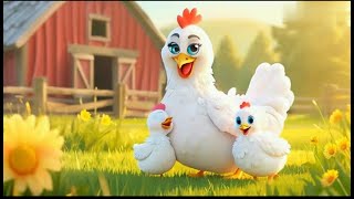 Cookoo Mama hen and Chicks song chickens song Hen with familyCocoreyo1d [upl. by Akkahs438]