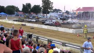 2010 Hartford Fair Demolition Derby Compact Car Round Part 22 [upl. by Warfield]